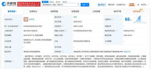 紫光云海南成立智能科技公司 布局信息系統集成服務新據點